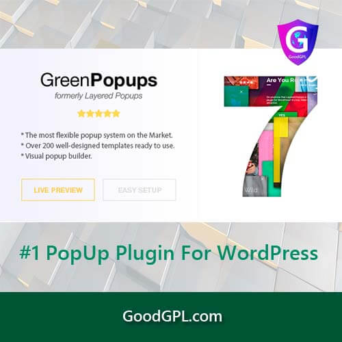 Green Popups (formerly Layered Popups) V7.31 GPL